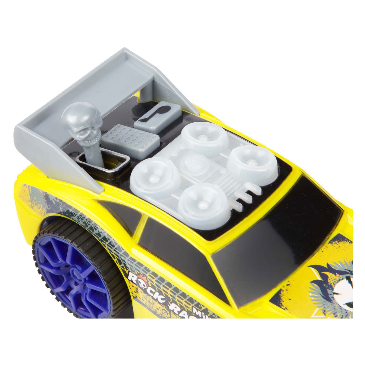 Vehicool rally raceauto 'rock racer' met licht en geluid