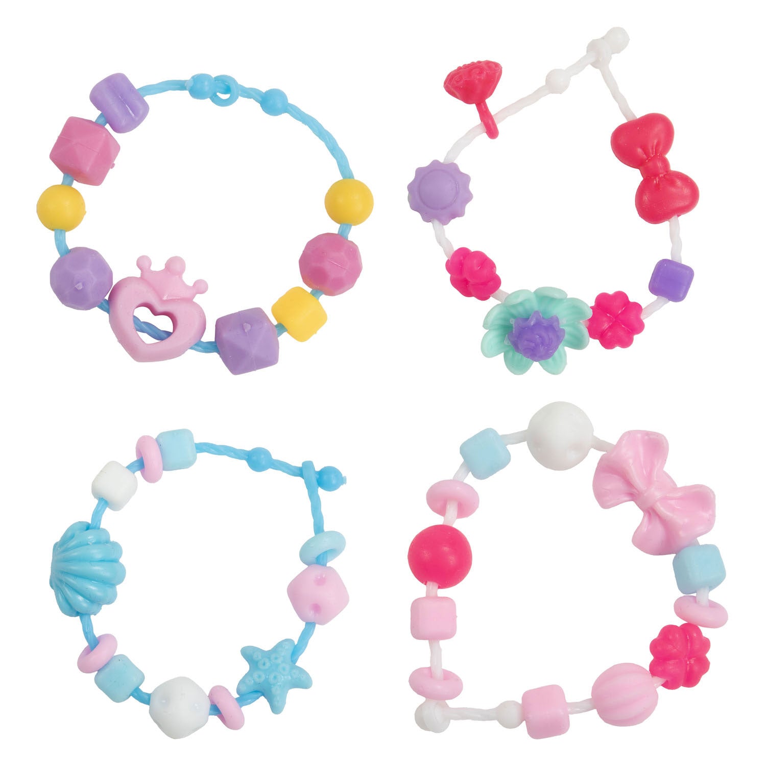 Toi-Toys Armbandherstellung mit weichen Perlen - >15 Perlen