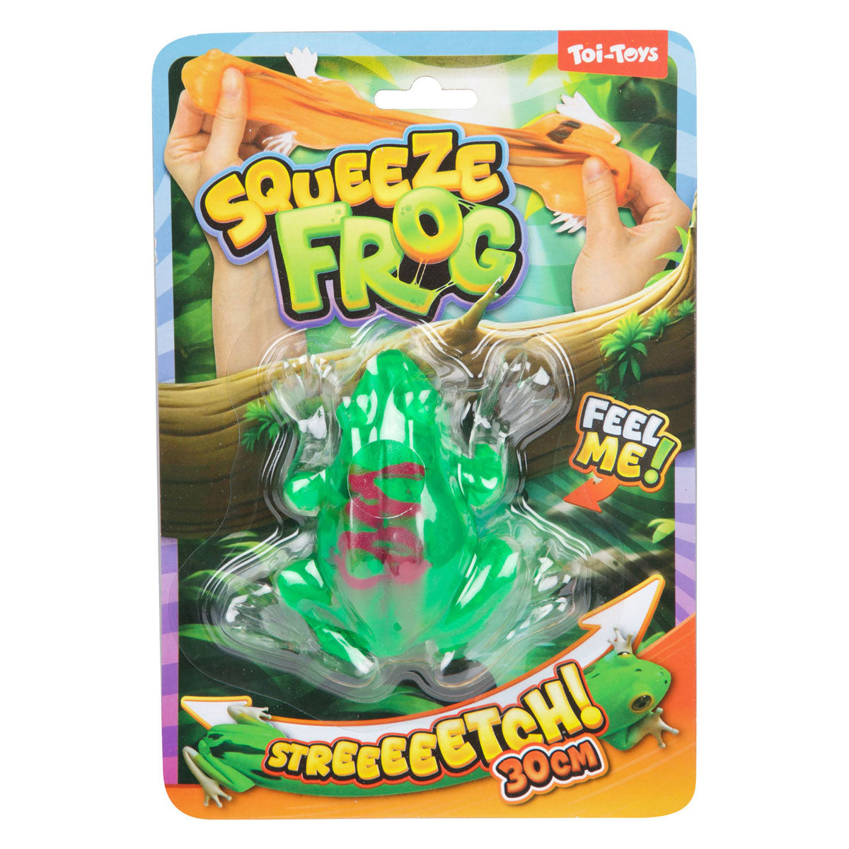 Toi-Toys Knetfrosch, dehnbar bis zu 30 cm