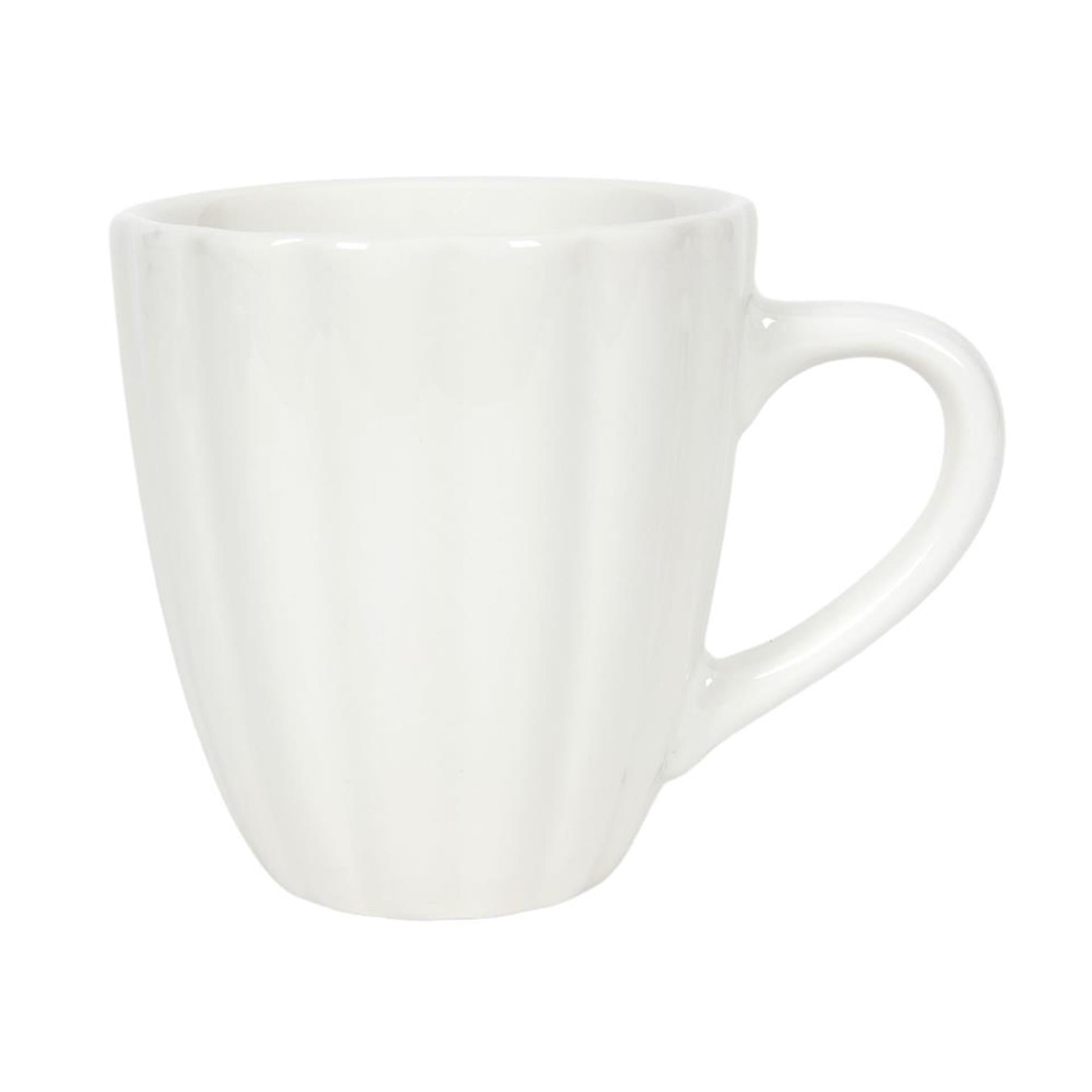 Svenska living mok 350ml flower off white 6st