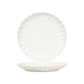 Svenska living ontbijtbord ø19,5cm flower off white 6st
