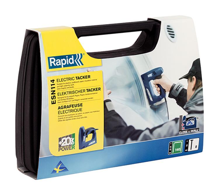 Rapid 1009553 - elektrisch nietapparaat esn114koffer | 1 stuks