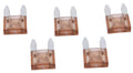 Dresselhaus flachsteckersicherung mini flat fuse mini 5a light brown 5 pcs.