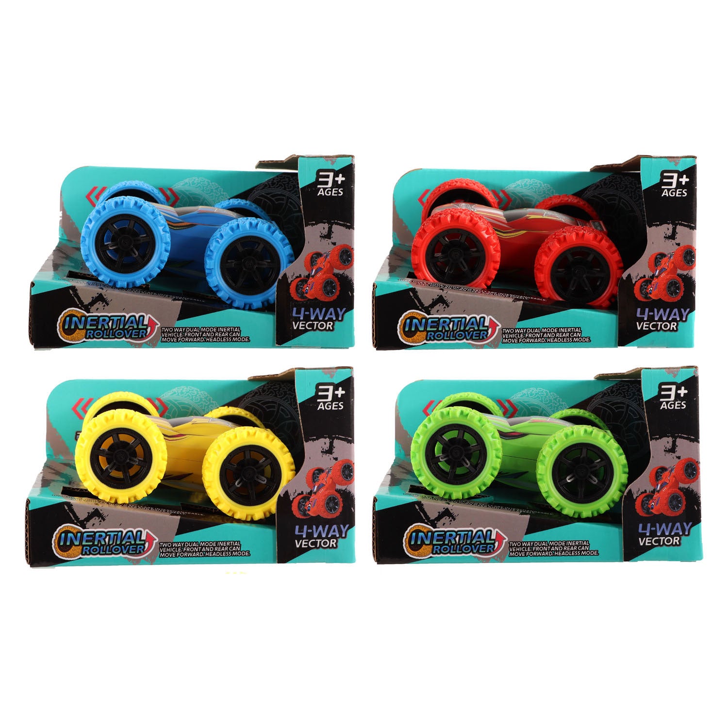Jono Toys Wendestuntauto mit Reibung, 12 cm