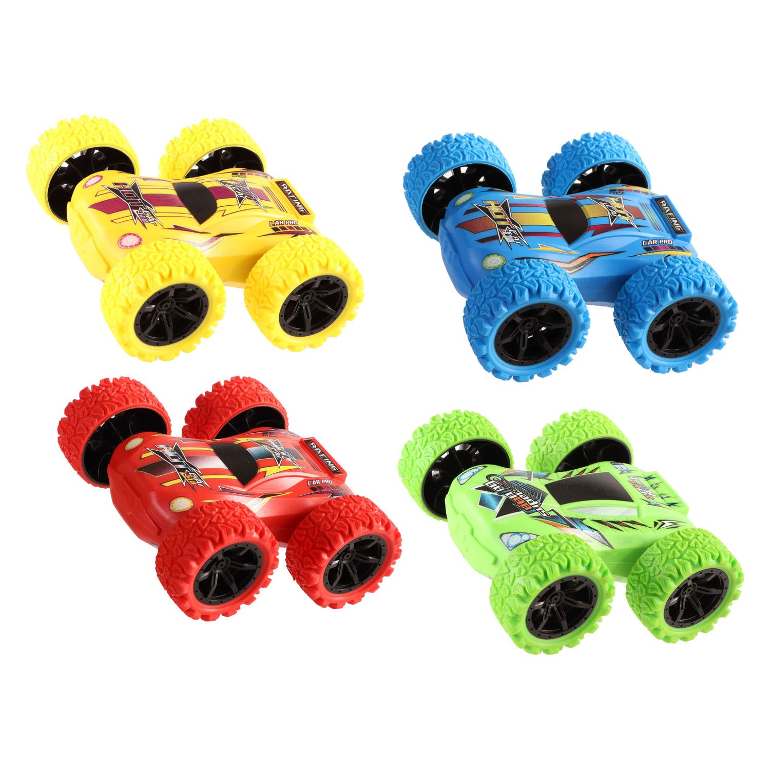 Jono Toys Wendestuntauto mit Reibung, 12 cm