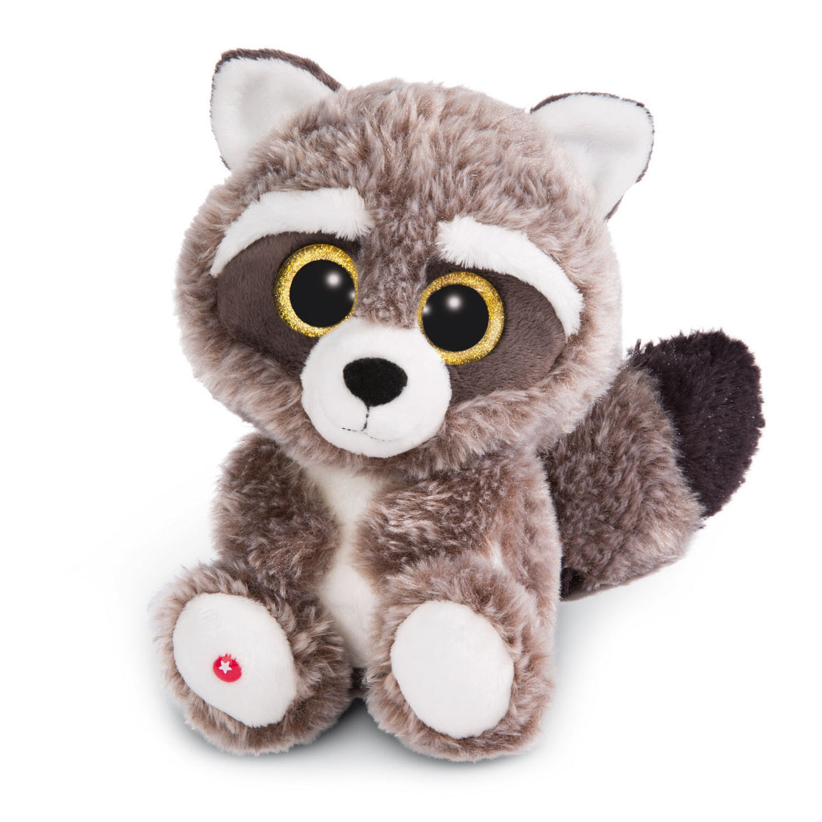 Nici Glubschis Plüschkissen Washbär Clooney, 25 cm