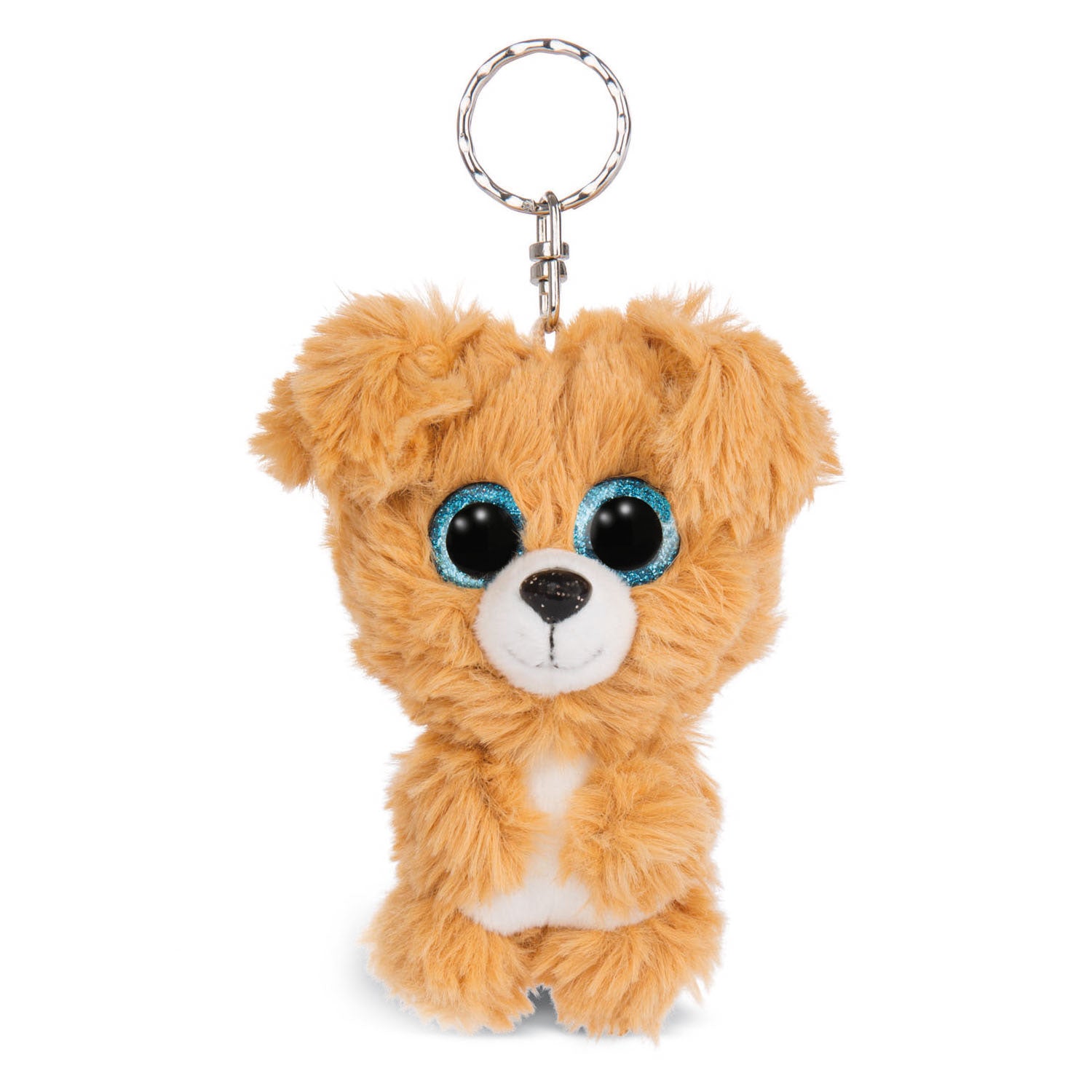 Nici Glubschis Plüsch-Schlüsselanhänger Hund Lollidog, 9 cm