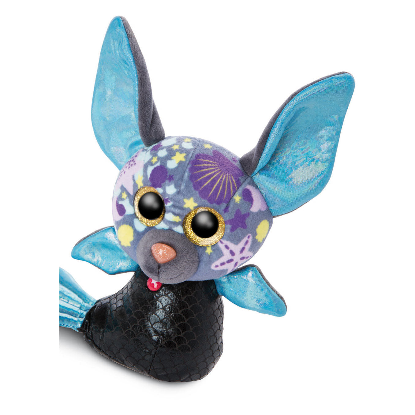 Nici Glubschis Plüsch Kuschly Kuschelige Fledermaus-Meerjungfrau Laguna-Lu, 15 cm