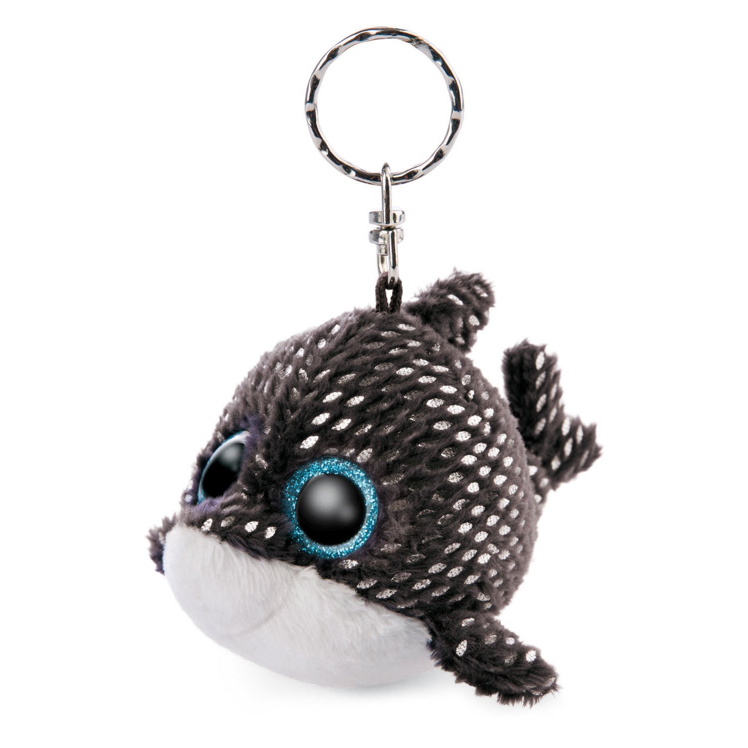 Nici Glubschis Plüsch-Schlüsselanhänger Hai Ferris, 9 cm
