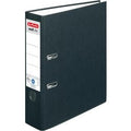 Abi ordner protect plus herlitz karton rugbreedte a4 8cm zwart zelfklevend etiket