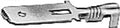Hella flachstecker blade terminal 0.5-1.0 10 blank 2.8x0.8mm