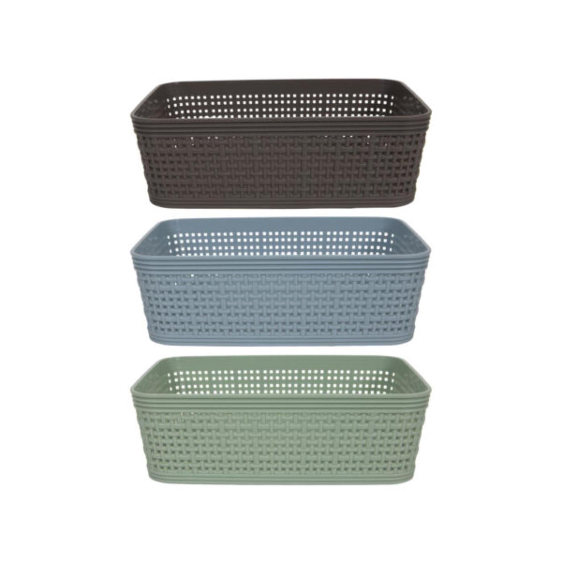 Svenska living mand 4,5l 24,5x16x10cm woven