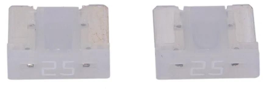 Dresselhaus flachstecksicherung mini mini-fuse 25a 2 pcs. low profile white