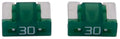 Dresselhaus flachstecksicherung mini mini-fuse 30a 2 pcs. low profile light green