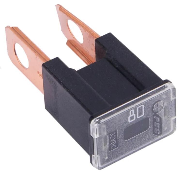 Dresselhaus pal-sicherung male (bt) block fuse type 80a male black