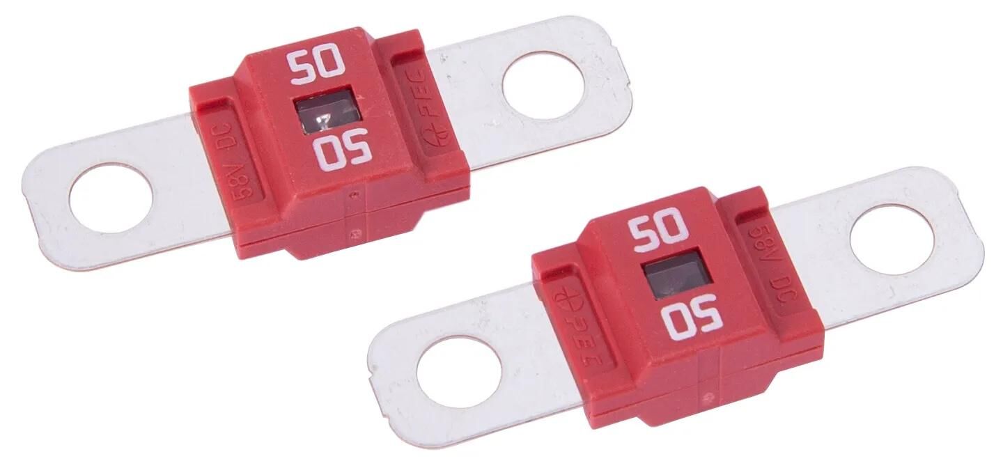 Dresselhaus sterkstroomzekering midi protection midi 50a w.screw connection red