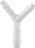 Dresselhaus schlauchverbinder plastic hose connectors y-red. d=4-6-4mm