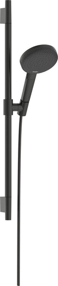 Hansgrohe raindance alive select s - doucheset - ecosmart waterbesparend - select-knop bediening - 125mm maat - 3 straalfuncties - brushed black chrome