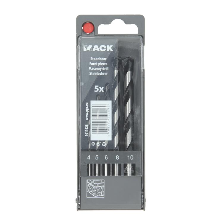 Mack 1011628 - steenboor set 5 delig 4-10mm | 5 stuks