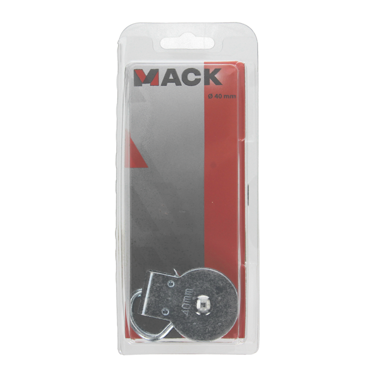 Mack 1006910 - 1 katrol wiel + haak 40mm | 5 stuks