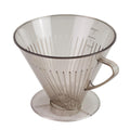 Metaltex koffie opzetfilter nr. 6 kunststof groot met greep