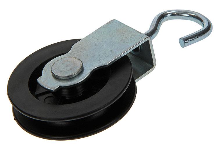 Mack 1006909 - 1 katrol wiel + haak 60mm | 5 stuks