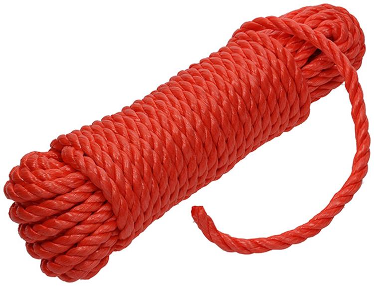 Mack 1006920 - pp gedraaid oranje streng 10mm 15m | 5 stuks