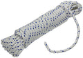Mack 1006921 - pp gevlochten wit blauw streng6mm 10m | 5 stuks