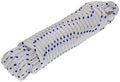 Mack 1006922 - pp gevlochten wit blauw streng8mm 10m | 5 stuks