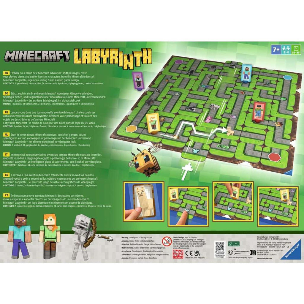 Ravensburger Labyrinth-Brettspiel Minecraft