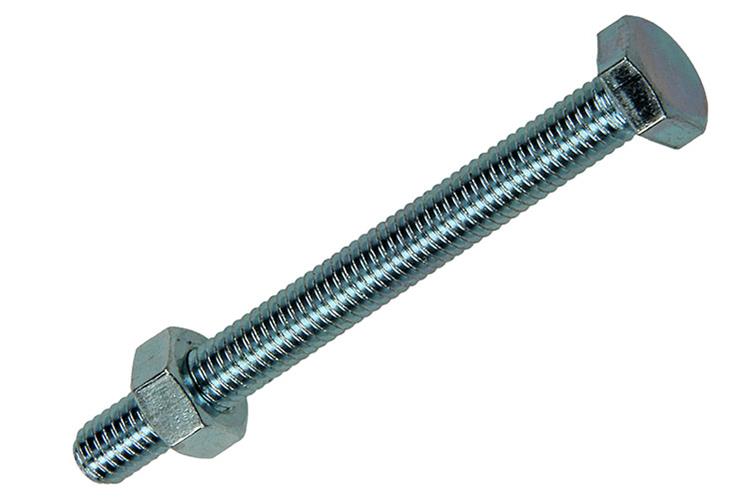Mack 1007075 - tapbout + moer verzinkt 100 st 6 x 60 mm | 4 stuks