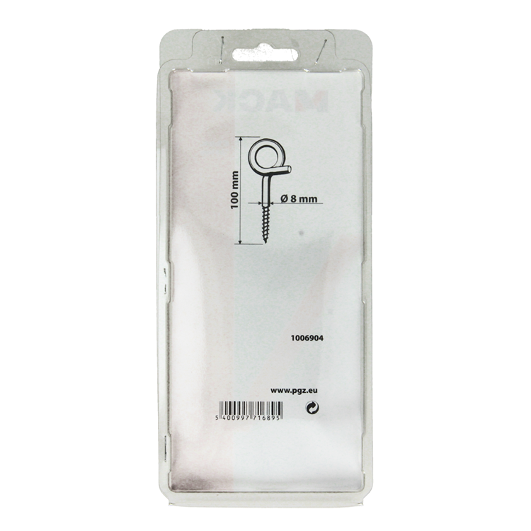 Mack 1006904 - 2 krulhaken 100mm verzinkt | 5 stuks