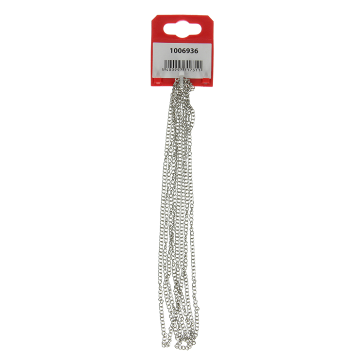 Mack 1006936 - gourmetteketting vernikkeld ø 0,7mm l 3mm 2m | 5 stuks