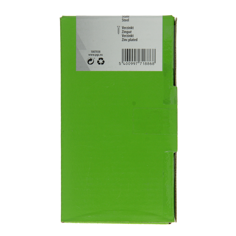 Mack 1007038 - houtdraadbout staal verzinkt 100 st 8 x 50 mm | 4 stuks
