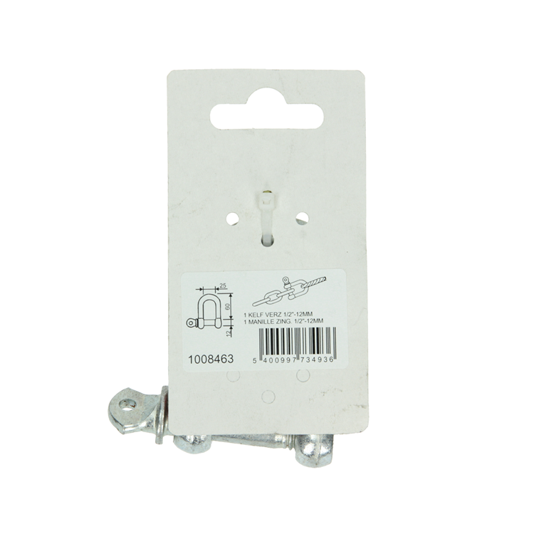 Mack 1008463 - 1 kelf recht 12mm verzinkt | 10 stuks