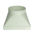 Renson 1069274 - pvc verbindingsst.rond rechth.7021 (220x90-dia 150) (wit) | 3 stuks