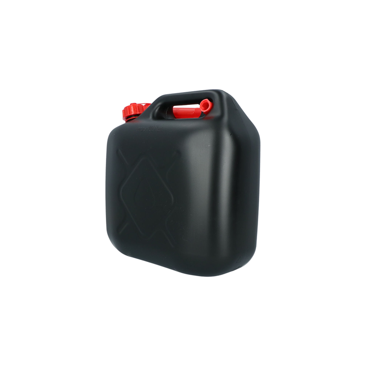 Carpoint benzinekan 10 liter - jerrycan met un-keurmerk - makkelijk vulbaar - flexibele schenktuit schroefdop inclusief schenktuit – lekvrij veilig
