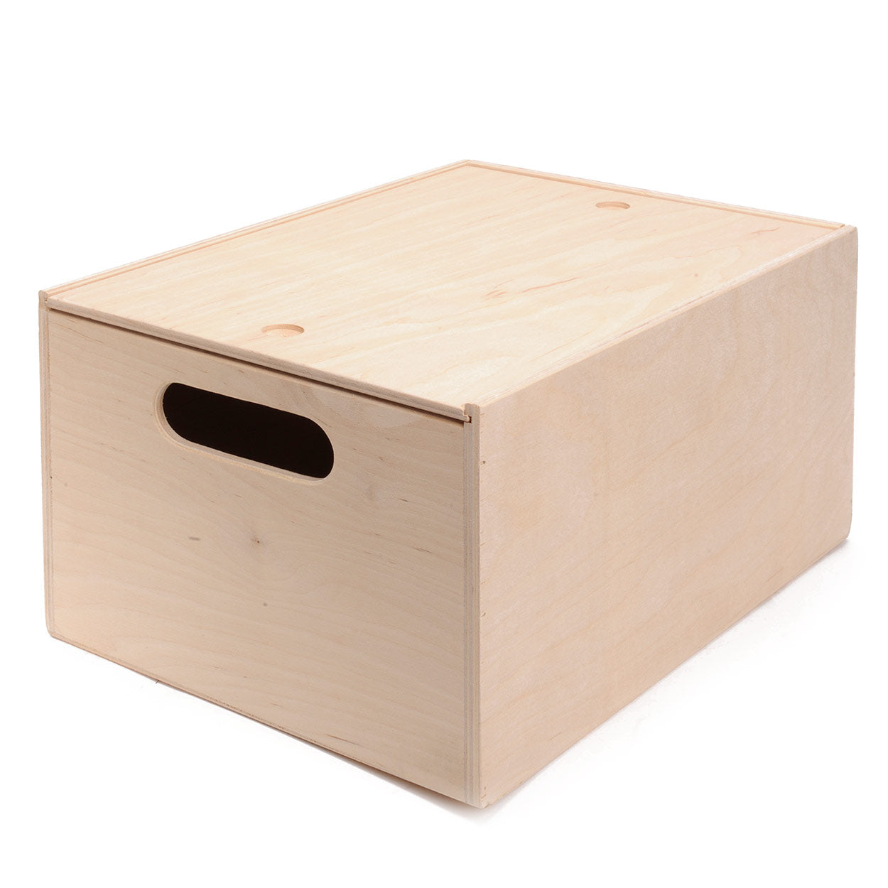 Small foot houten opbergkist