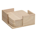 Playwood-Holzhalter mit 6 Untersetzern