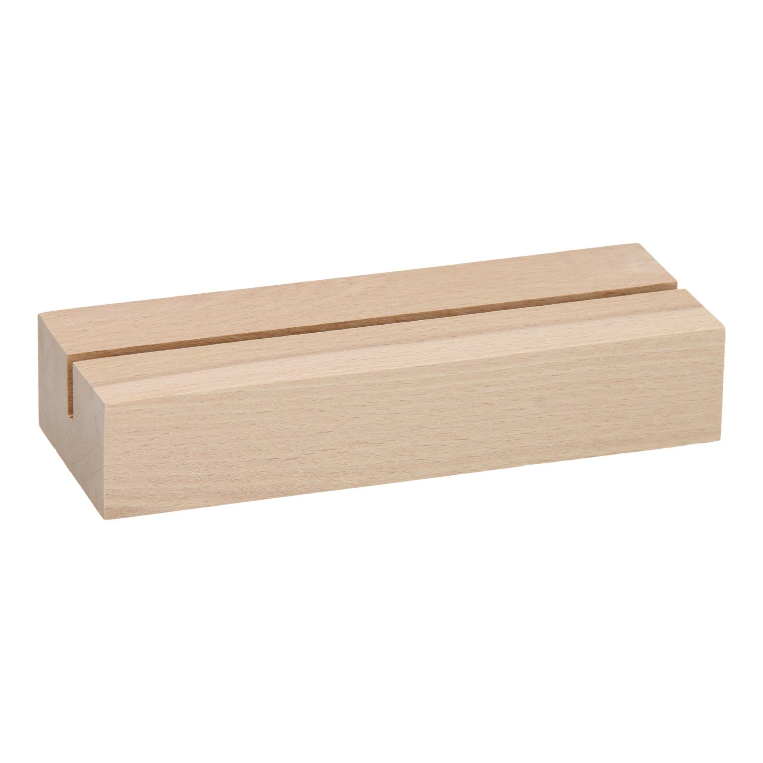 Kartenhalter aus Buchenholz, A5-Format