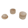 Playwood tandendoosje beukenhout, ø 4,2cm
