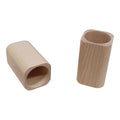 Stiftehalter aus Sperrholz, quadratisch, Buchenholz, 9,5 cm