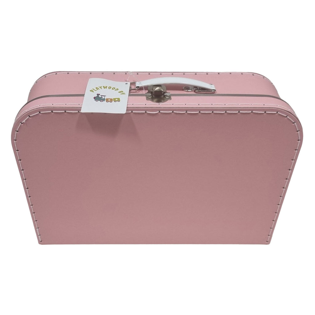 Koffer-Set aus Playwood-Karton, rosa, 3-teilig.