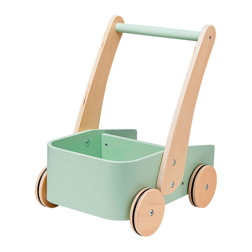 Playwood duwwagen groen loopwagen little walker