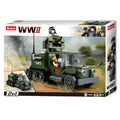 Sluban wwii - gaz geallieerde half-track 2in1 - 470dlg.