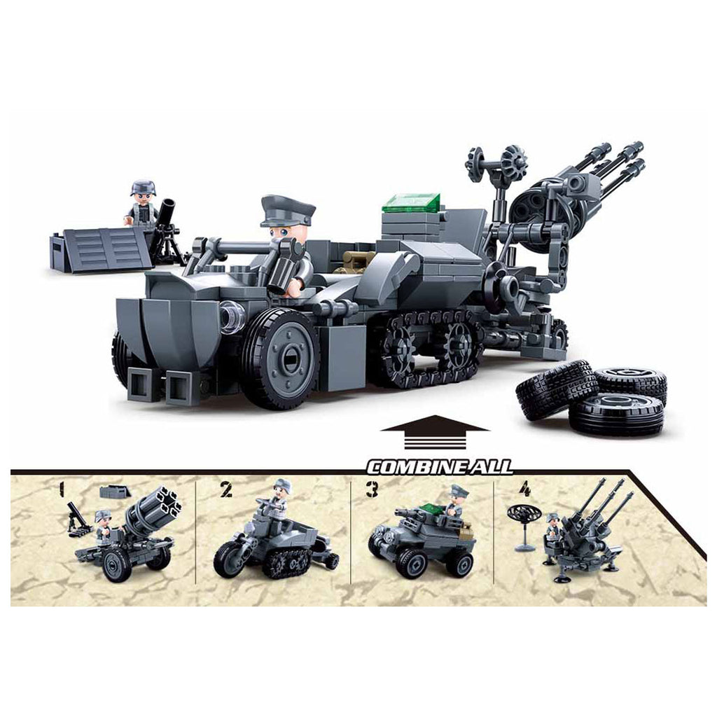 Sluban WWII - kombiniertes Set - 368dlg.