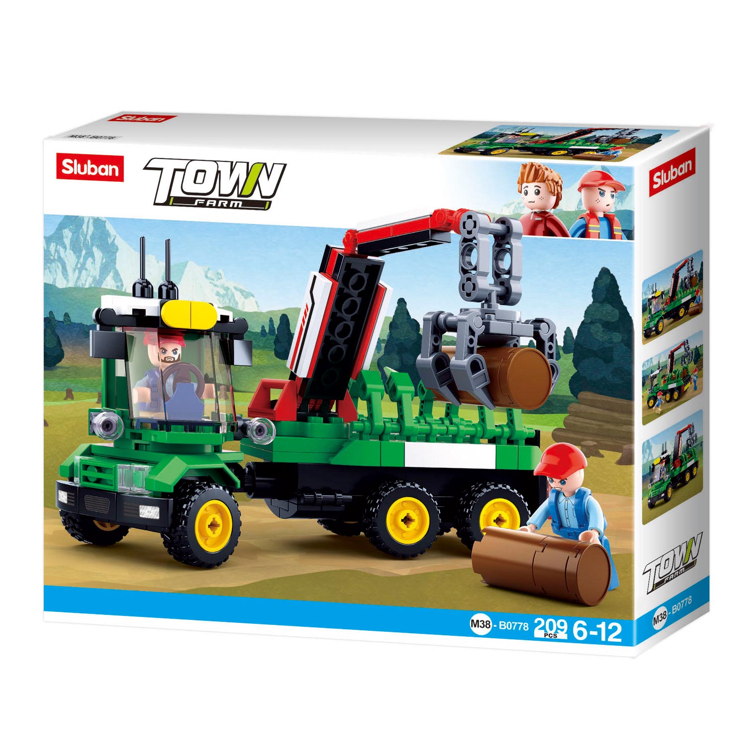 Sluban - Holztransport - 209 Stück.