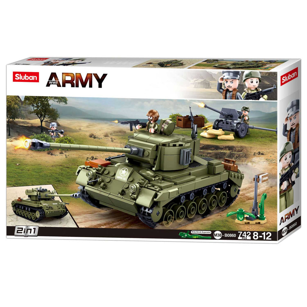 Sluban-Armee - mittlerer Panzer grün - 742dlg.