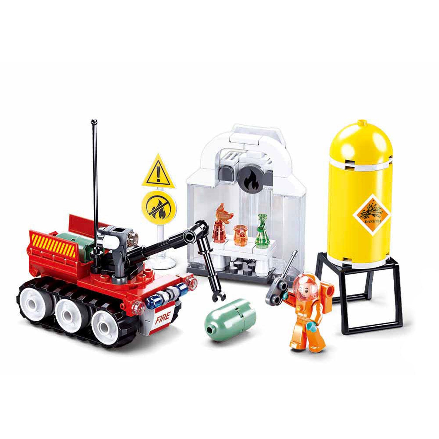 Sluban brandweer robot oefening - 130dlg.