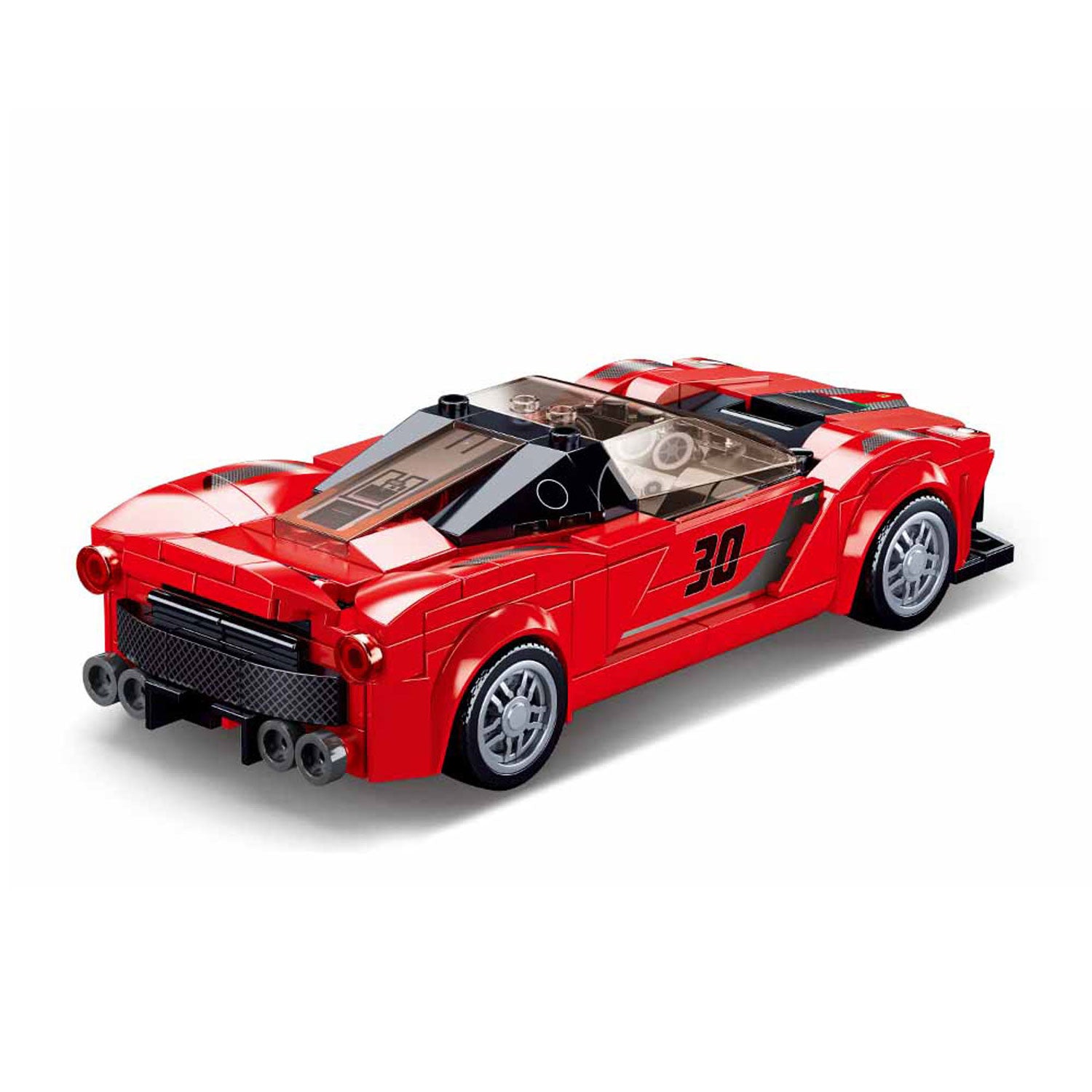 Sluban Italienischer Supersportwagen rot - 262dlg.